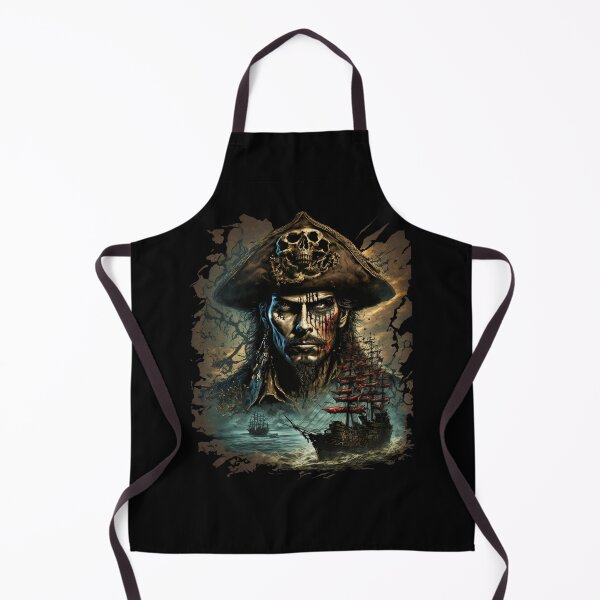 Item preview, Captain Blackbeard Gothic Pirate Metal Design designed and sold by ResistNormality.