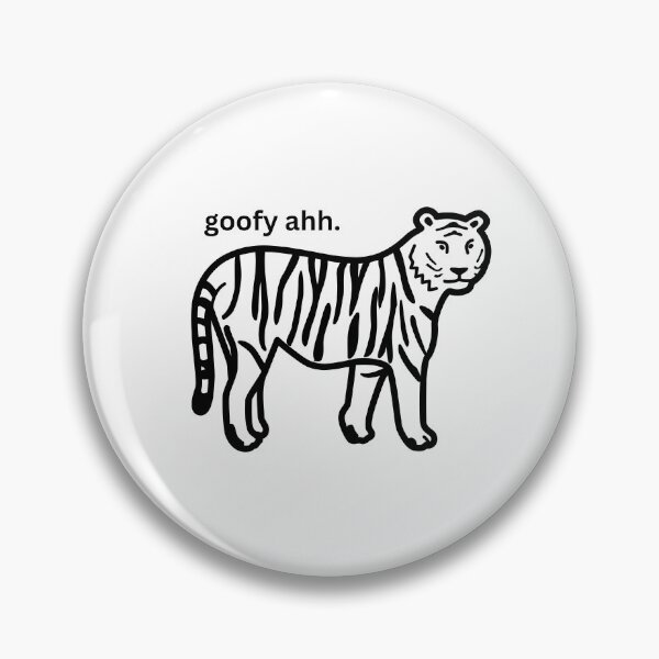 Item preview, Goofy Ahh Tiger Meme designed and sold by DetectiveDog.
