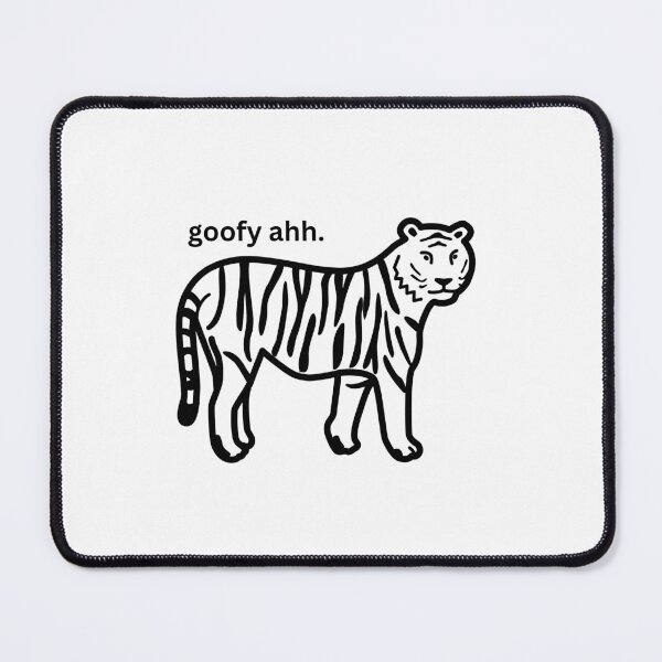 Item preview, Goofy Ahh Tiger Meme designed and sold by DetectiveDog.