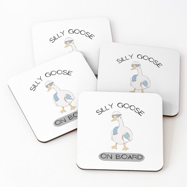 Item preview, Silly Goose On Board designed and sold by ImeshArtworks.