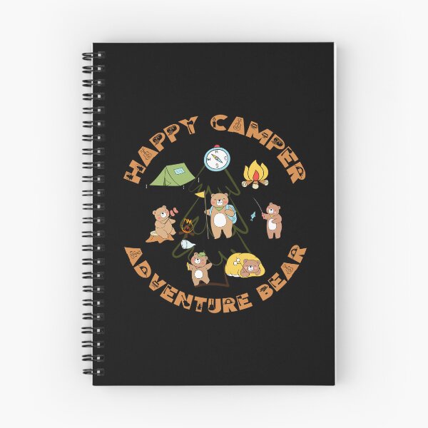 Item preview, Funny Happy Bear Camper Adventure RV Camping Vacation designed and sold by Karry-Pat.