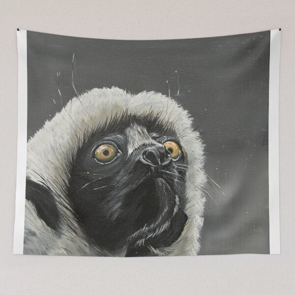 Item preview, Painted lemur designed and sold by A.J. Skipper-Paul.