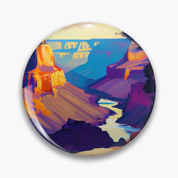 Aperçu de l'œuvre Une peinture à l'huile impressionniste du Grand Canyon créée et vendue par Patrick Edwards.