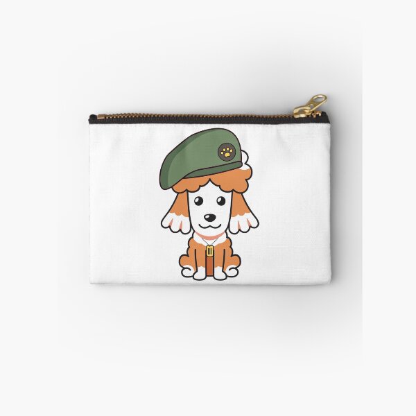 Item preview, Cute Green Beret Brown dog guard dog on duty designed and sold by Pet Station.