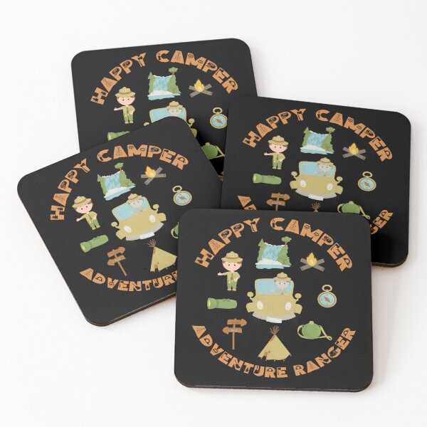 Item preview, Funny Happy Ranger Camper Adventure RV Camping Vacation designed and sold by Karry-Pat.