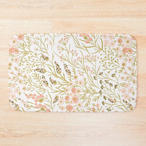 Item preview, Peach Pink Simple Floral designed and sold by Eunoia-ikigai.
