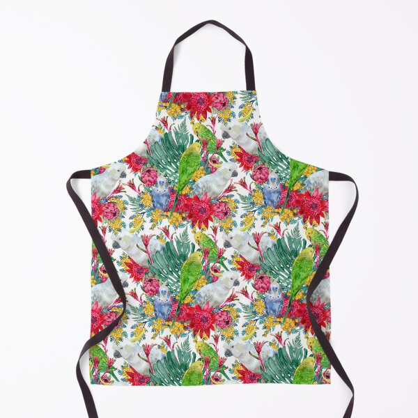 Item preview, Australian Summer Tropical Parrot Pattern designed and sold by Sketchbook Designs.