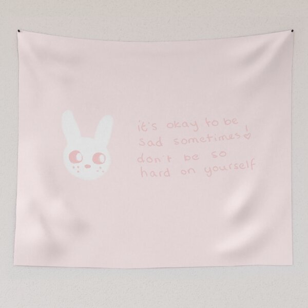 Item preview, Sad bunny designed and sold by Lilmissvegan.