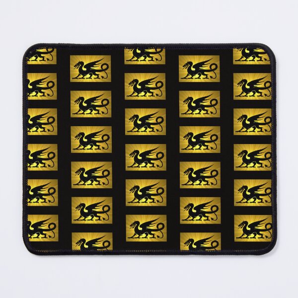 Item preview, Dragon Silhouette Golden Starburst designed and sold by JustSayingGifts.