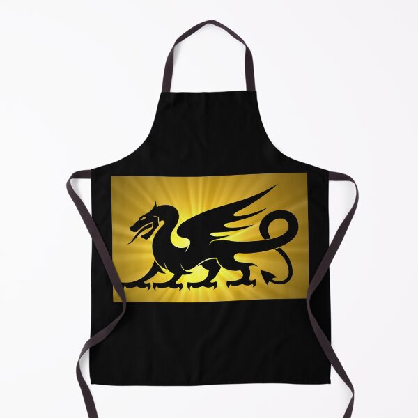 Item preview, Dragon Silhouette Golden Starburst designed and sold by JustSayingGifts.