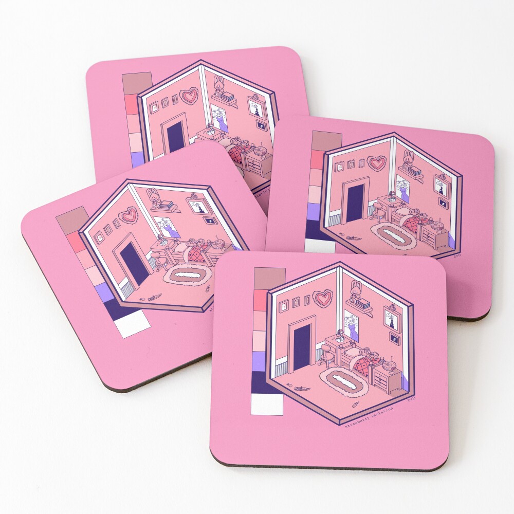 Item preview, Coasters (Set of 4) designed and sold by Encryptedbrain.