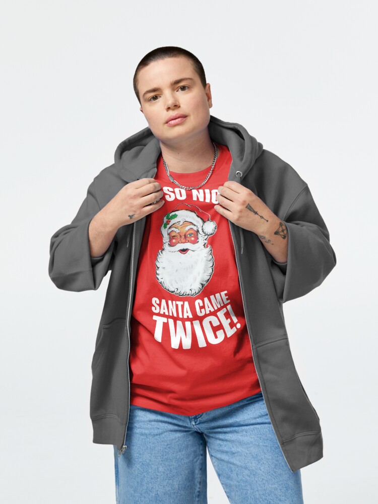 Disover I'm So Nice Santa Came Twice! Classic T-Shirt