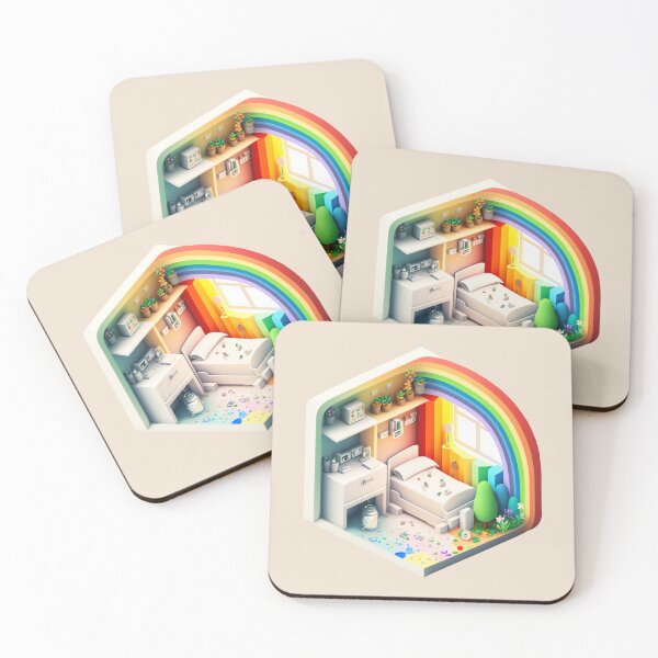 Item preview, The Rainbow Room, Isometric Room designed and sold by Slice-Of.