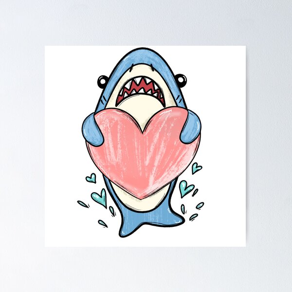 Item preview, love shark designed and sold by JavierShih.