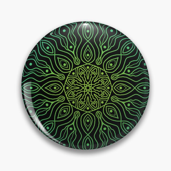 Item preview, Green Blue Mandala designed and sold by EyeDoNotCare.