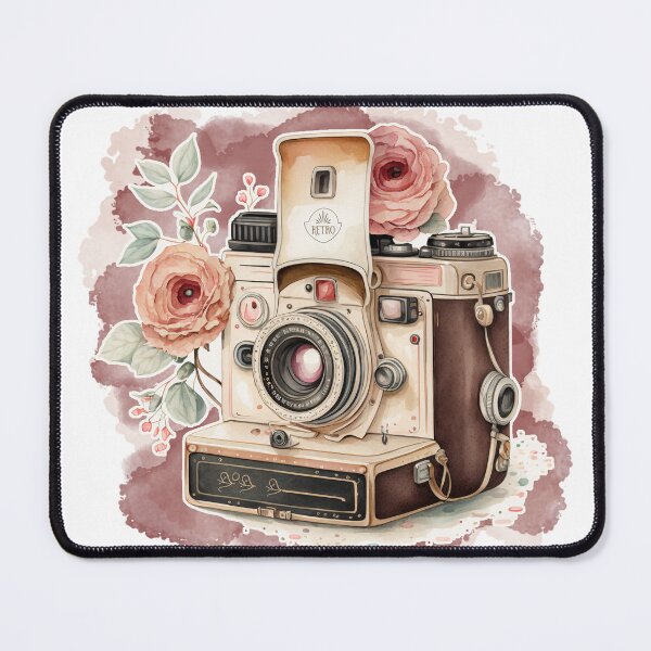 Item preview, Retro Watercolor Camera designed and sold by cardinalhill.