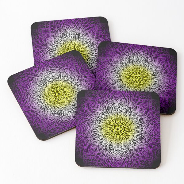 Item preview, Nonbinary Mandala designed and sold by EyeDoNotCare.