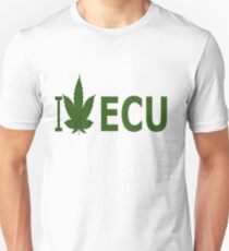 I Love ECU Unisex T-Shirt