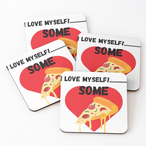 Item preview, I love Myself and also pizza  designed and sold by JustInThreadz.