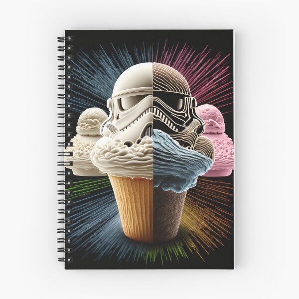 Item preview, Ice cream chocolate and space vanila strawberry cosmic poster designed and sold by osssoconcept.