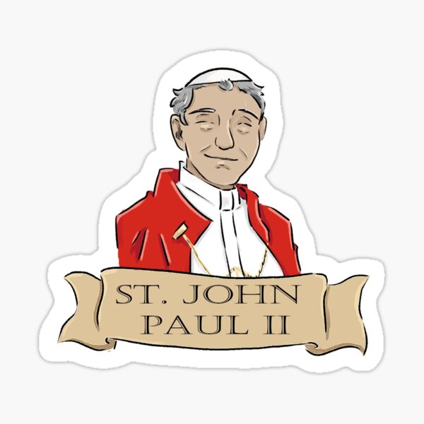 Item preview, St. John Paul II designed and sold by Therizino-Arts.