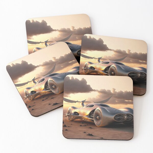 Item preview, Futuristic hydrogen car concept in a desert designed and sold by osssoconcept.