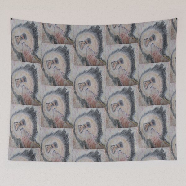 Item preview, Wolf howling to a burning Moon designed and sold by WildNature129.