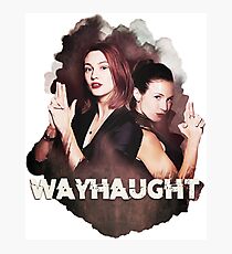 Mrs & Mrs Wayhaught (no background) Photographic Print