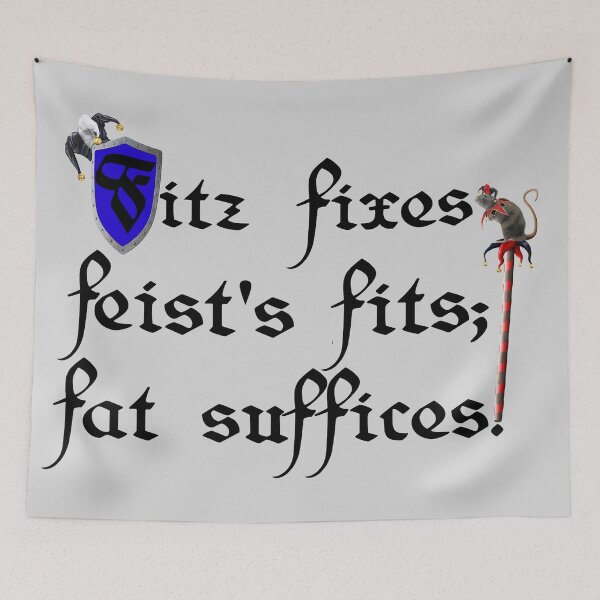 Item preview, A Fool's Prophecy -  Black writing designed and sold by Kestrelle.