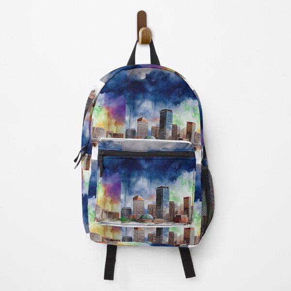 Item preview, A summer storm over downtown Denver designed and sold by Rocky Mountain Artistry.