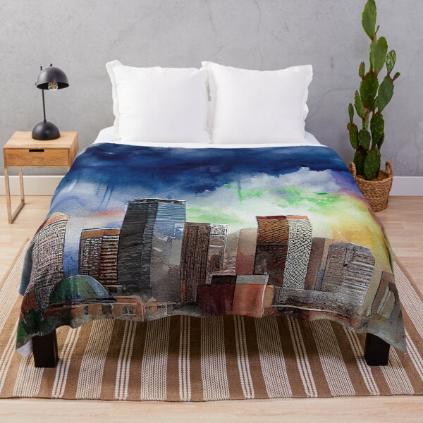 Item preview, A summer storm over downtown Denver designed and sold by Rocky Mountain Artistry.