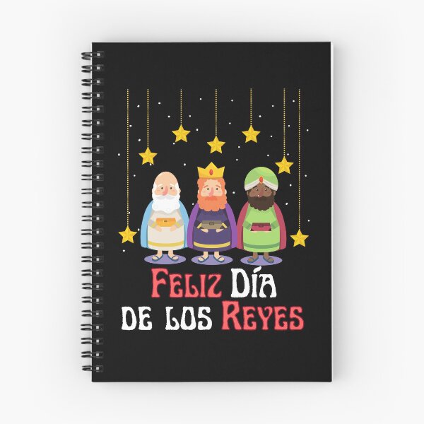 Aperçu de l'œuvre Feliz Dia de los Reyes T-shirt Jour de l'Épiphanie Happy Three Kings Day créée et vendue par Unicorny-Design.