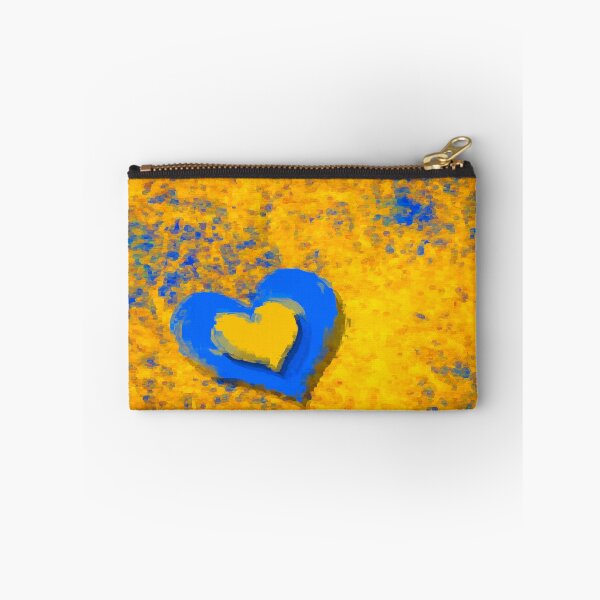 Artikelvorschau, Blaues Herz und goldenes Herz entworfen und verkauft von Joy Watson - Natural Light Photography .
