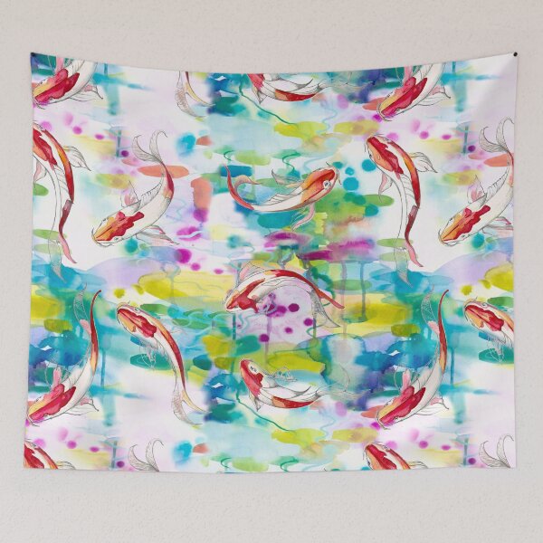 Item preview, Abstract Koi Fish designed and sold by printfrenzy.
