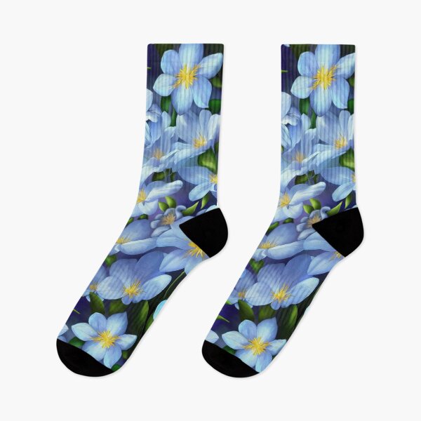 Item preview, Fantasy Blue Flowers  designed and sold by Kestrelle.