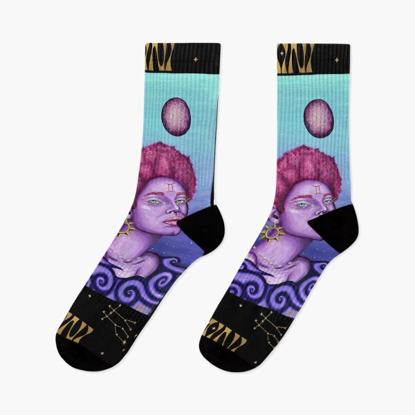 Item preview, Gemini Zodiac Sign Vivid Horoscope Art designed and sold by Nichelle Mitchell.