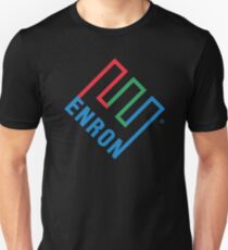 Enron Tshirt - Defunct Company Logo - Corporate Humor Tshirt - Parody Tshirt Unisex T-Shirt