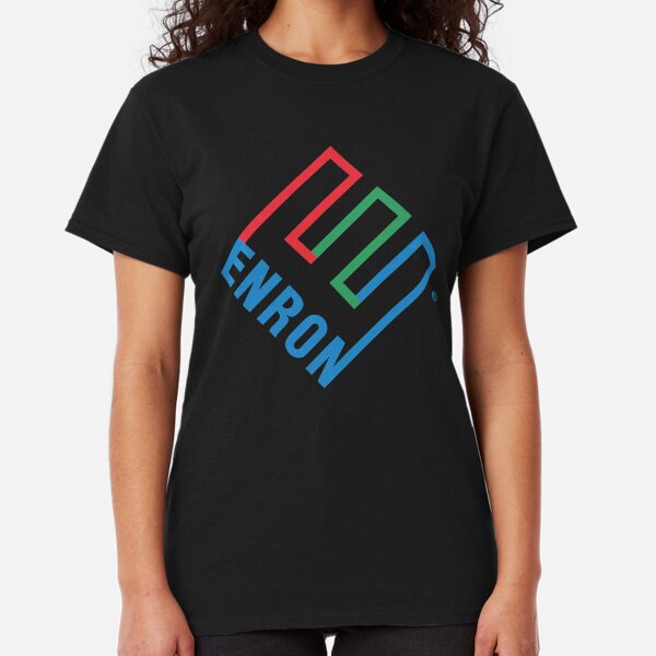 Enron Tshirt - Defunct Company Logo - Corporate Humor Tshirt - Parody Tshirt Classic T-Shirt
