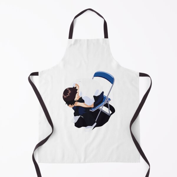 Item preview, Shinji ikari from the anime evangelion sitting on a chair designed and sold by shlaboza.