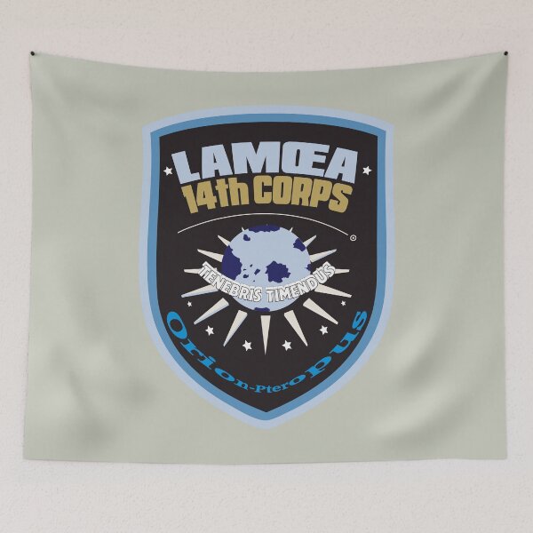 Item preview, Lamœa 14th Corps Tenebris Timendus SciFi Mission Patch Space Epic designed and sold by somersbyman.