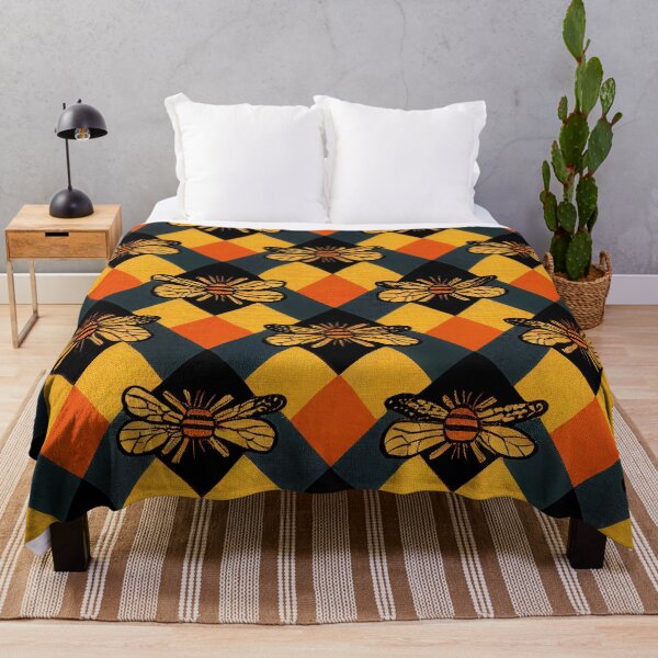 Item preview, Argyle Bees #1 designed and sold by Patternifico.