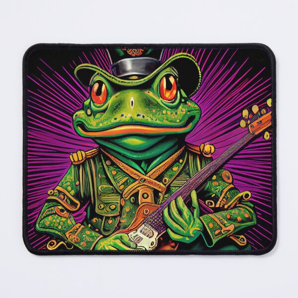 Item preview, Frog Playing Guitar designed and sold by dholzric.