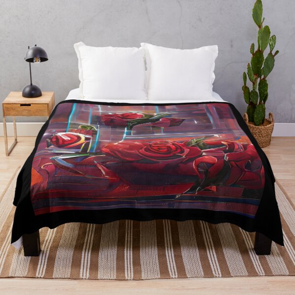 Item preview, Frozen Red Roses 3 - Throw Pillows and Prints.  designed and sold by ScatterHub.