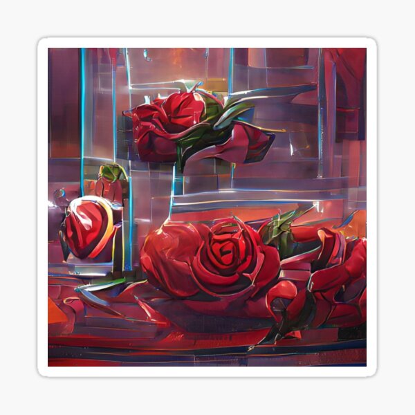 Item preview, Frozen Red Roses 3 - Throw Pillows and Prints.  designed and sold by ScatterHub.