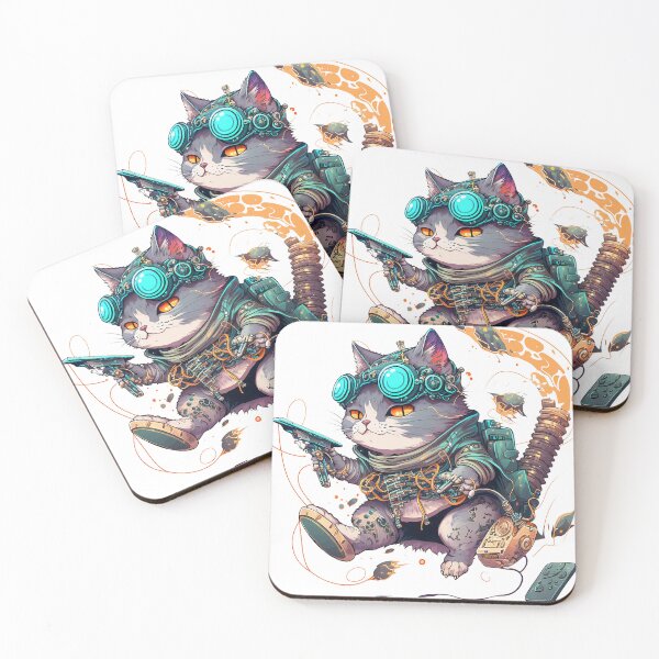 Item preview, Cybercat: Cosmo Fingers designed and sold by shawnwalrus.