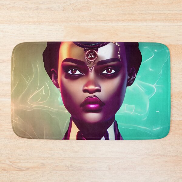 Item preview, Retrofuturism woman designed and sold by BigBrainArtwork.