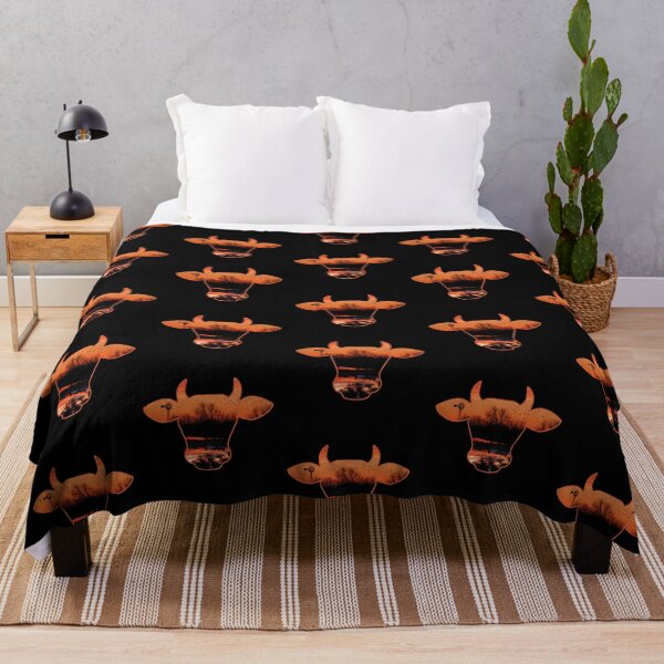 Item preview, Sunrise Cow Silhouette designed and sold by FarmsteadAcers.