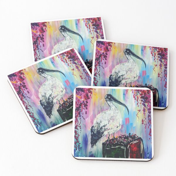 Item preview, bin chicken impressionism designed and sold by Chaotic Homewares.
