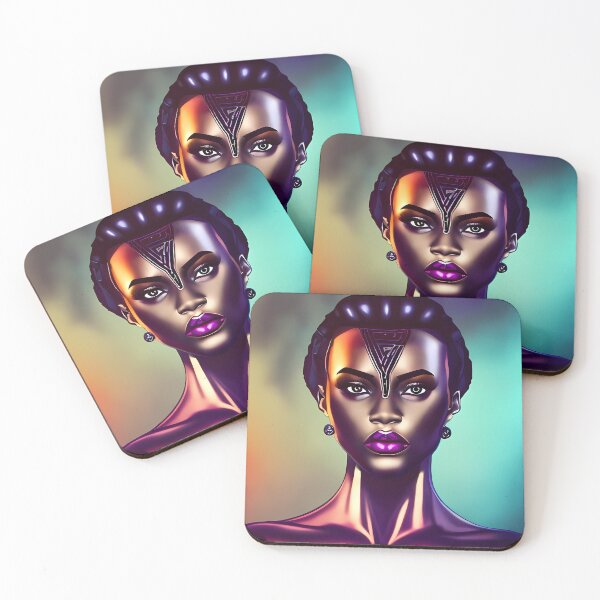 Item preview, Retrofuturism Queen designed and sold by BigBrainArtwork.