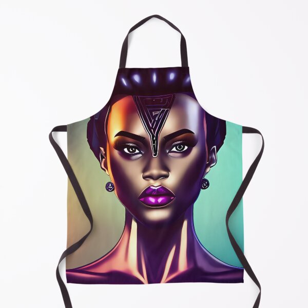 Item preview, Retrofuturism Queen designed and sold by BigBrainArtwork.